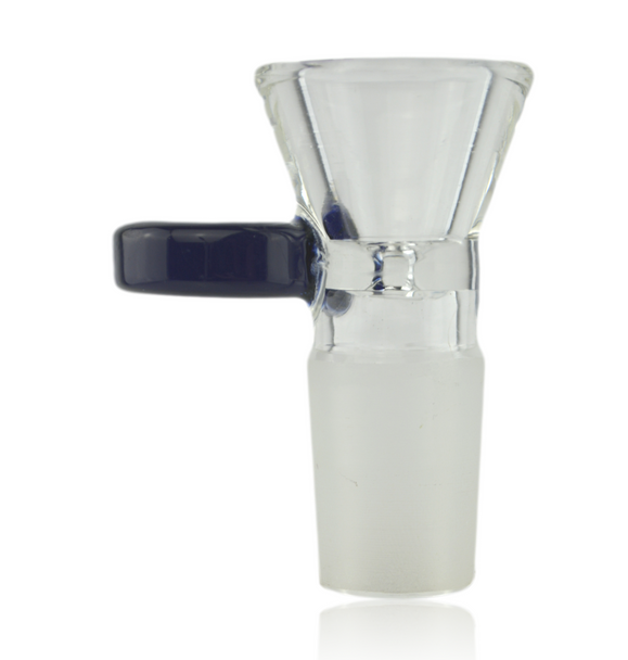 Nice Glass Blue 18mm Cone Bowl