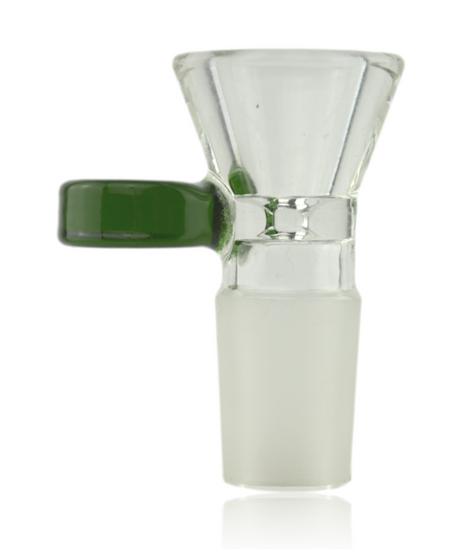 Nice Glass Green 18mm Cone Bowl