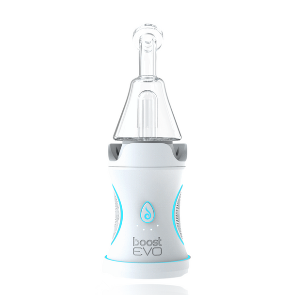 Moon White Dr. Dabber Boost Evo Concentrate Vaporizer.