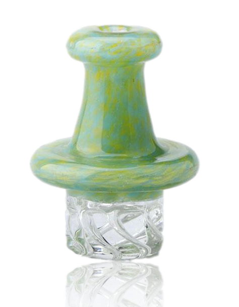 25MM PUSHPIN GREEN FRIT SPINNER CAP