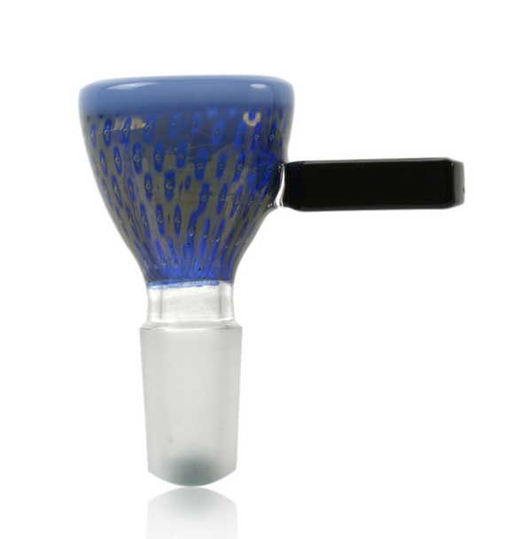 PREEMO BLUE DOUBLE WALL FUMED BOWL - 14MM