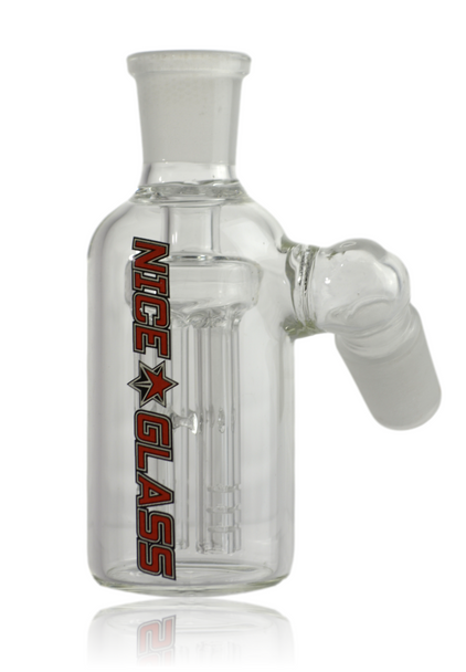 CLEAR NICE GLASS 19MM 4-ARM PERC ASHCATCHER