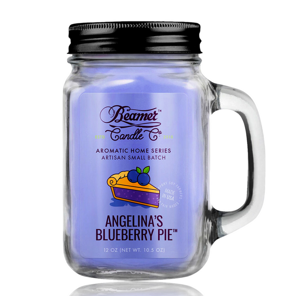 12OZ BEAMER CANDLE - ANGELINA'S BLUEBERRY PIE