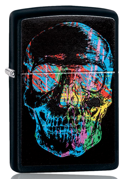 ZIPPO COLOURFUL SKULL CLC