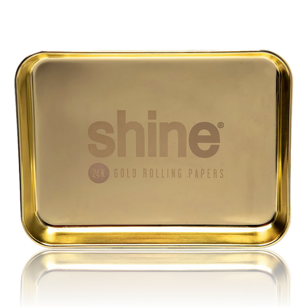 Shine Gold Rolling Tray