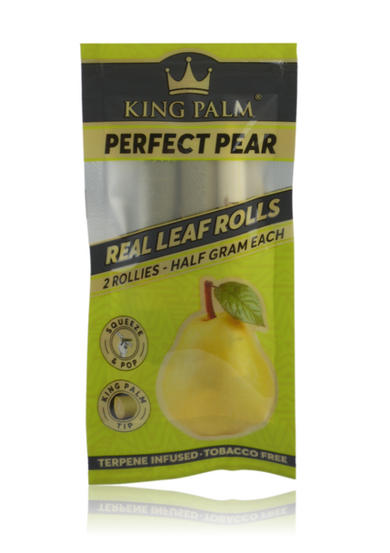 KING PALM ROLLIES PRE ROLLS - PERFECT PEAR 2 PACK