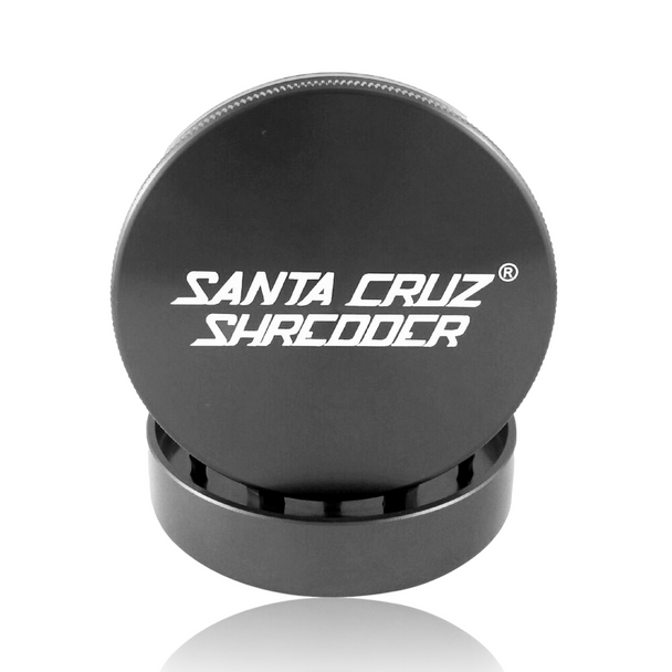 2.2" SANTA CRUZ MEDIUM GUNMETAL GREY SHREDDER - 2PC GRINDER