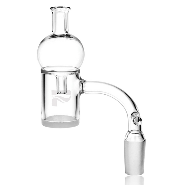 PULSAR 25MM AXIAL OPAL BOTTOM QUARTZ BANGER WITH BUBBLE CAP