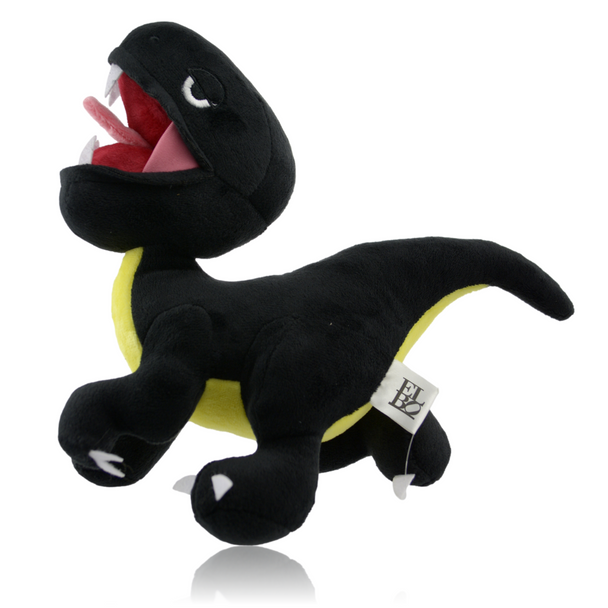 Mini Elbo Plush Toy - Open Mouth Nya Black + Yellow