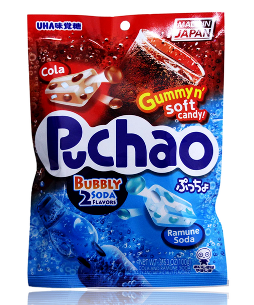 Puchao Gummy Soft Candy Cola & Soda Flavours Japanese