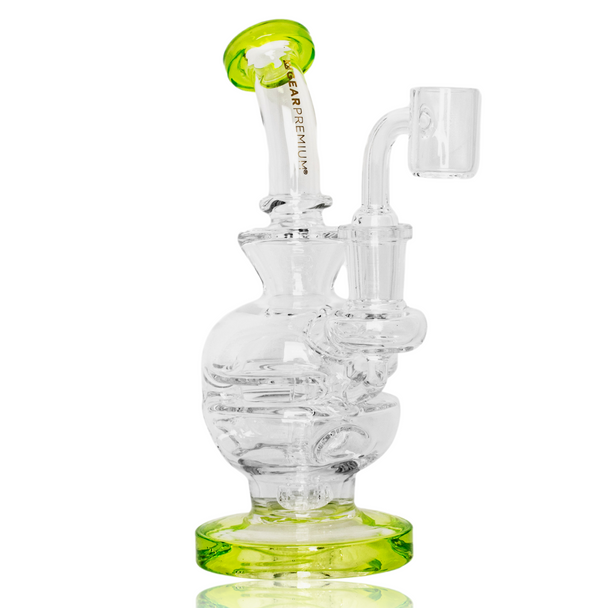 6.5" GEAR PREMIUM SPAWN FAB EGG CONCENTRATE RIG GREEN SLYME