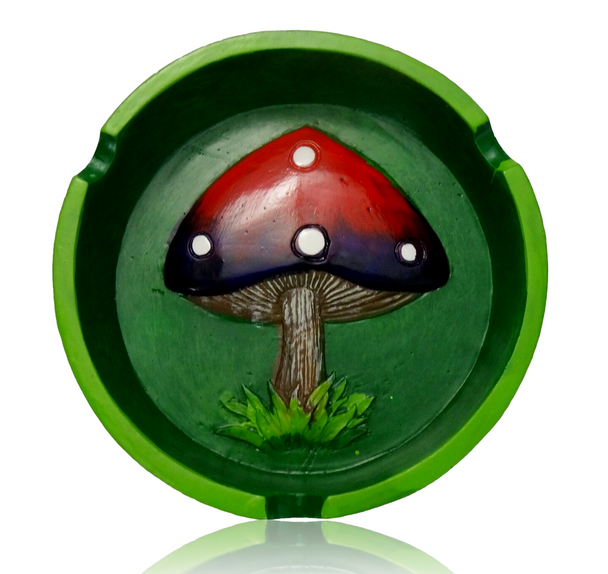 6" MUSHROOM POLY ASHTRAY