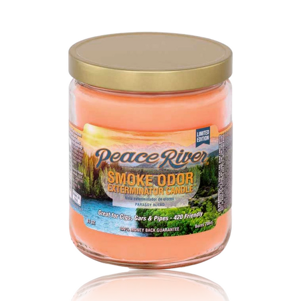 13OZ PEACE RIVER SMOKE ODOR EXTERMINATOR CANDLE