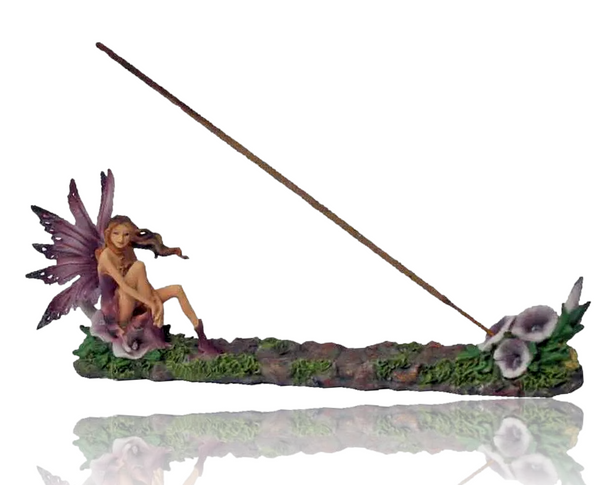 FAIRY WITH LILACS INCENSE BURNER