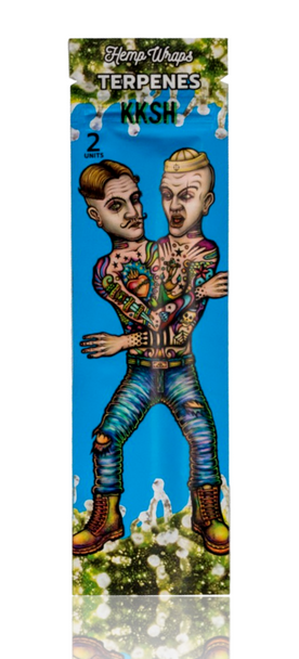 Lion Rolling Circus Infused Kksh Hemp Wraps Close up Front of Package