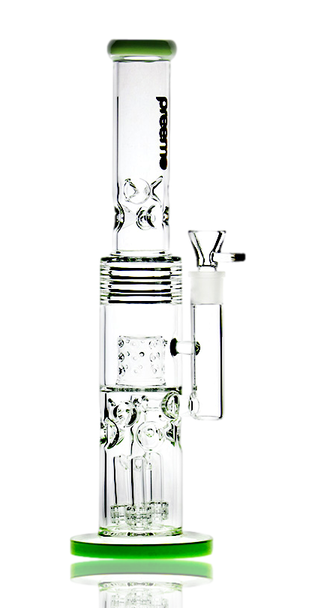 Preemo Glass Triple Matrix Showerhead Tube | Bong | Next Level