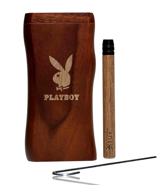 PLAYBOY BY RYOT WOODEN MAGNETIC DUGOUT WITH MATCHING ONE HITTER