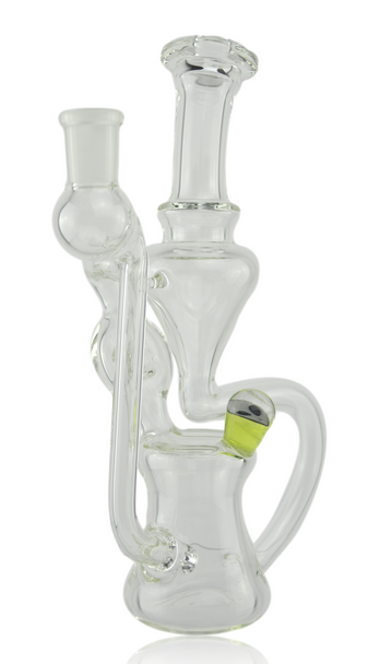 SWEET JUSTICE CLEAR SINGLE UPTAKE DONUT RECYCLER WITH ALIEN MILLIE