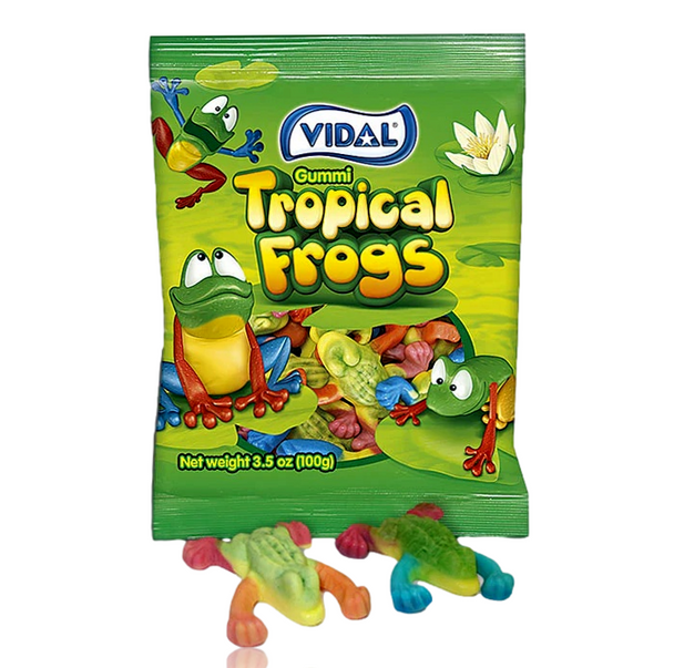 VIDAL GUMMI TROPICAL FROGS