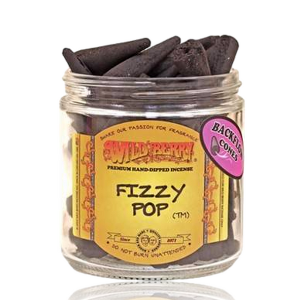 Fizzy Pop Scented Wild Berry Back Flow Incense Cones.