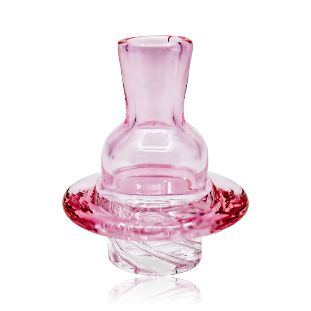 PINK CYCLONE RIPTIDE CARB CAP WITH FLUTED TOP