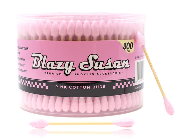 BLAZY SUSAN PINK COTTON BUDS 300 PACK