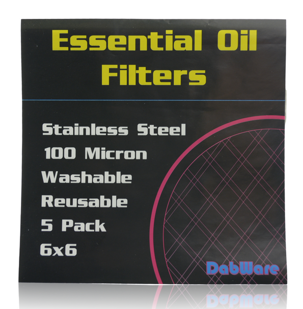 6X6 OIL FILTER STAINLESS STEEL 100 MICRON 5 PACK