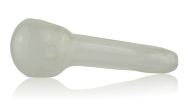 GLOW IN THE DARK SPOON PIPE WITH FLAT MOUTHPIECE