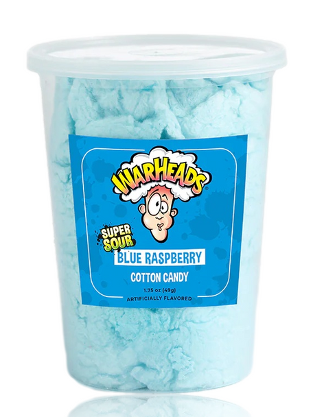 Warheads Cotton Candy Tub - Blue Raspberry