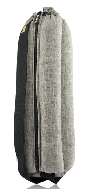 18" Vatra Woven Khaki Padded Tube Bag - Exterior