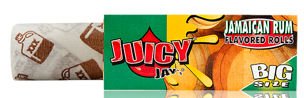 Juicy Jay's Jamaican Rum Roll Flavoured Rolling Papers.