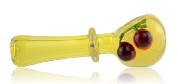 GLASS PIPE FUME WITH CHERRIES