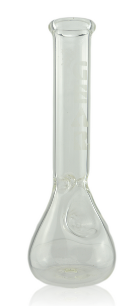 GEAR GLASS CLEAR BEAKER PIPE WITH BUILT IN SCREEN