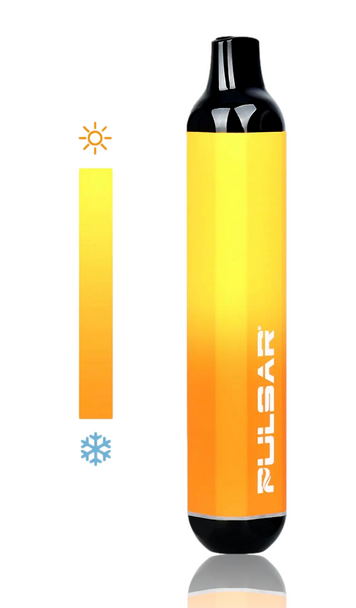 Pulsar 510 Dl Auto Draw Battery - Thermo Orange To Yellow