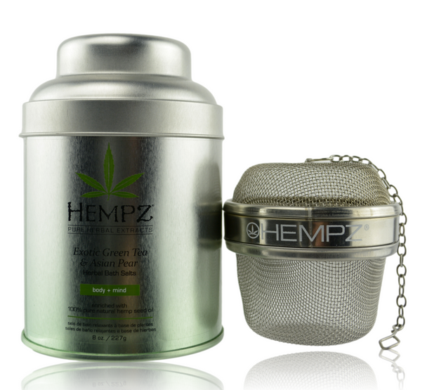Hempz Bath Salts - Exotic Green Tea & Asian Pear Gift Set