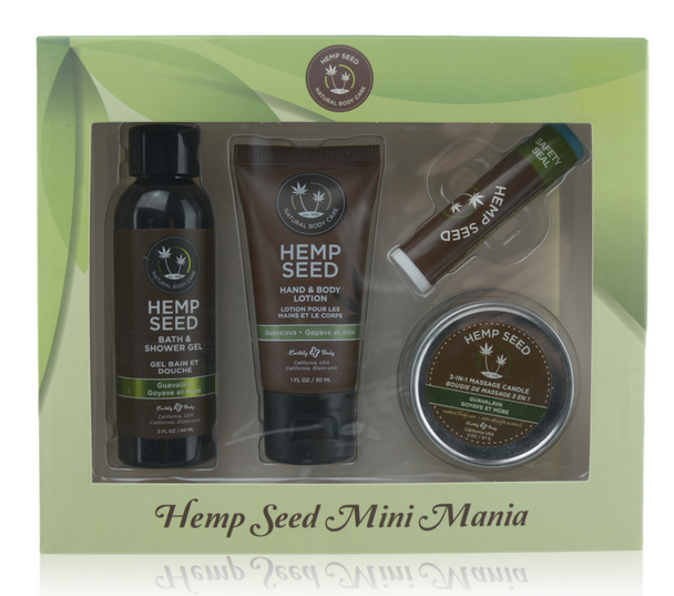 Hemp Seed Mini Mania Body Care Kit - Guavalava Scent Front