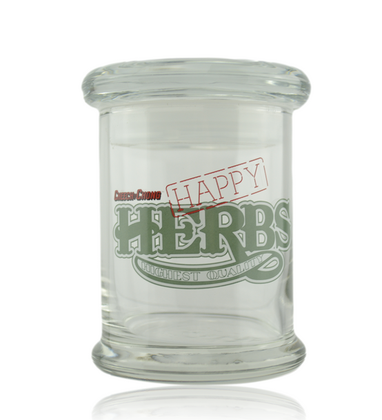 Medium 420 Science Pop Top Jar Happy Herbs.