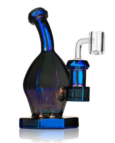 Blue Red Eye Tek Aquilla Concentrate Rig.