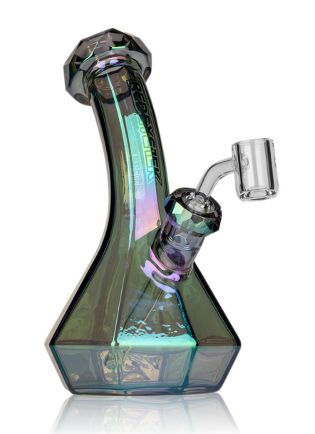 8" Green Terminator Finish Red Eye Tek Carina Lean Back Beaker Rig.