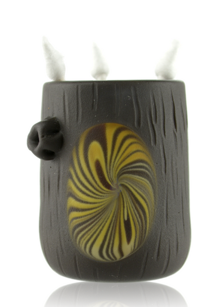 Chad G - Woodgrain Q-Tip Cup With Worked Window Front