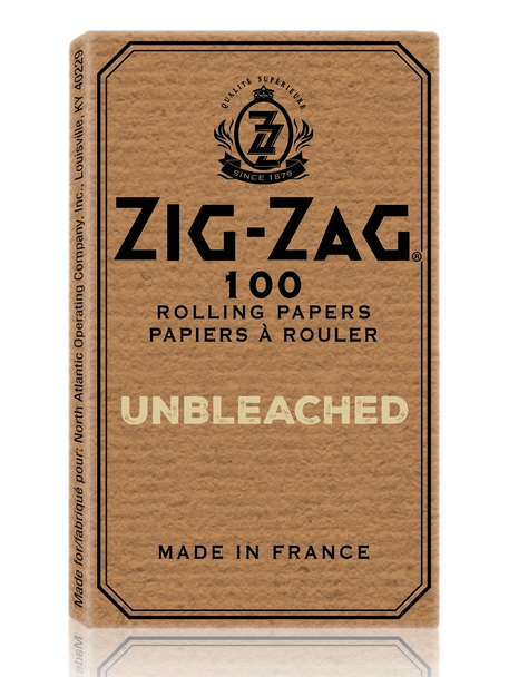 ZIG ZAG Unbleached Single Wide Rolling Papers.