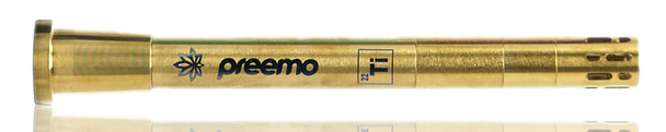 Gold Preemo Universal Titanium Stem with Diffusion End.