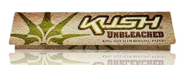 Kush Brand Unbleached King size Rolling Papers Booklet