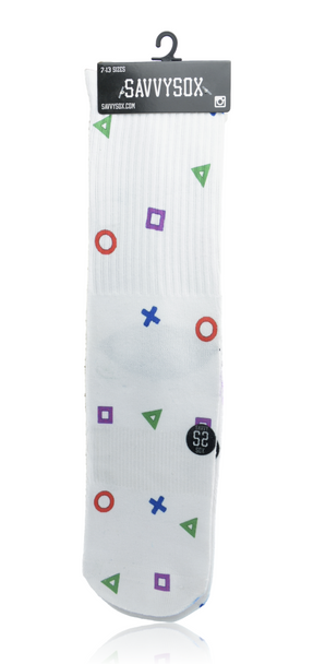 Savvy Sox - Gamer Buttons Extra Large