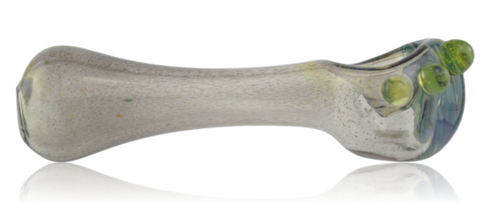 Glass Pipe Purple Slyme With Front Wig Wag Section