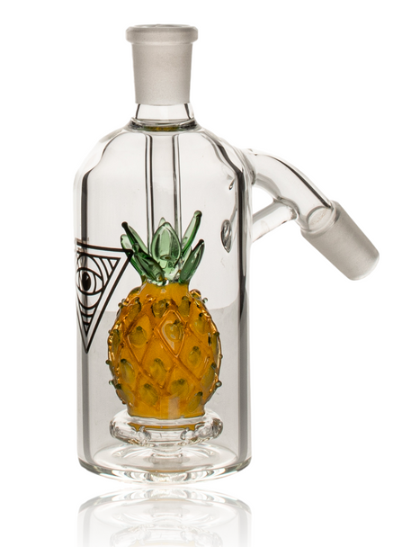 Red Eye Glass 14mm 45° Pineapple Ash Catcher