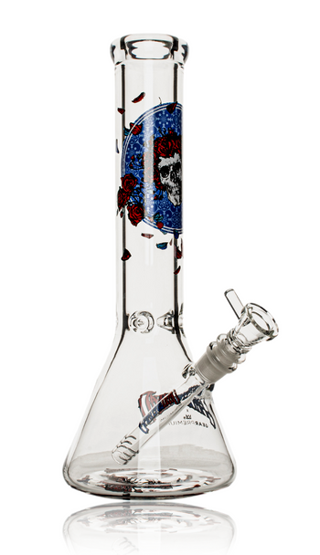 13" Grateful Dead Bertha 7mm Beaker By Gear Premium Quarter Right