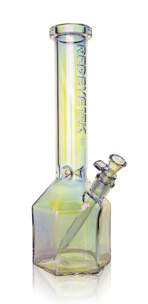 14" Red Eye Tek Rainbow Metallic Terminator Finish Prismatic With Hexagonal Canteen Base