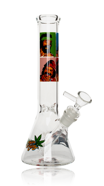 15" Cheech & Chong Glass Pop Art Beaker