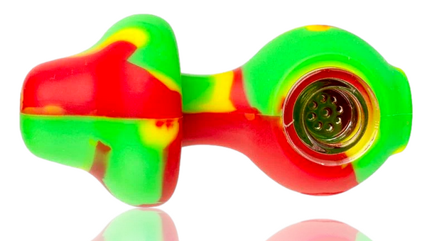 Lit Silicone Mushroom Pipe